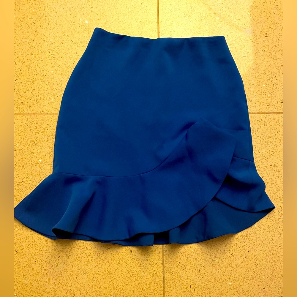 Alice + Olivia Mini Skirt - Blue, XS